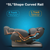 كرسي تدليك شياتسو ثلاثي الأبعاد SL Track Zero Gravity مع بكرات خلفية