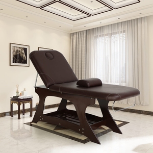 طاولة خشبية للعلاج بالتدليك وسرير إزالة الشعر بالشمع - Kangmei
