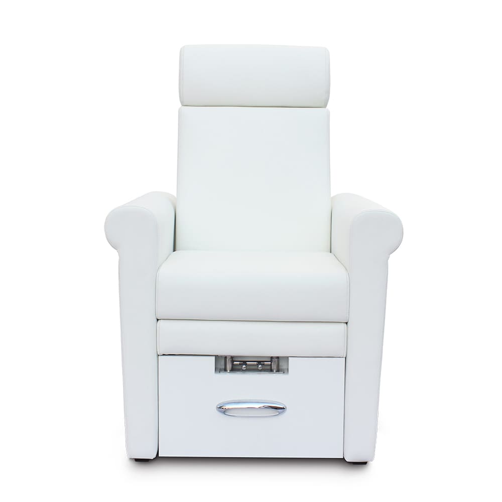 كرسي سبا باديكير أبيض محمول بدون سباكة - Kangmei