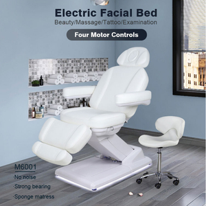 طاولة تدليك كهربائية بمصعد كهربائي، خبير تجميل في صالون التجميل، سرير الوجه الأبيض - Kangmei