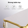 طاولة مانيكير لمكتب الأظافر العتيقة باللون الأبيض الملكي - Kangmei