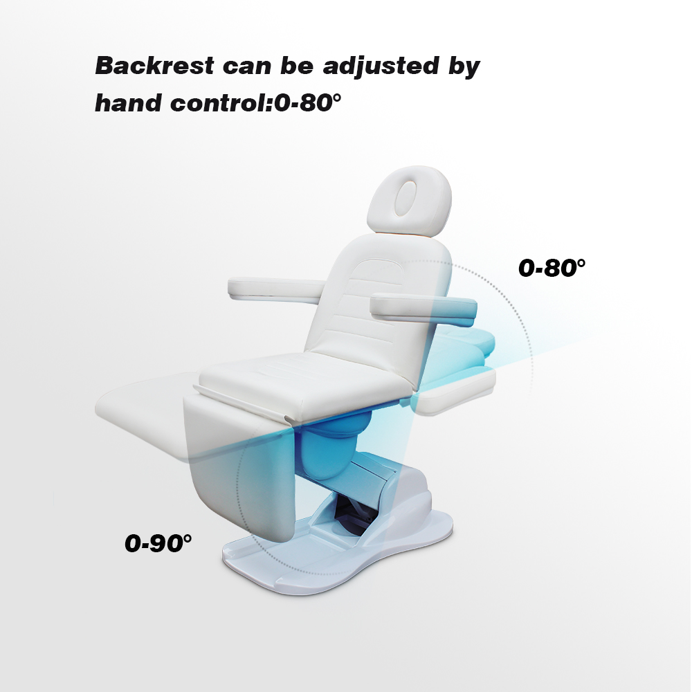 طاولة تدليك كهربائية كرسي علاج القدم مع فتحة